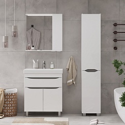 Volna Мебель для ванной Lake 60.2D.1Y R белая – фотография-2