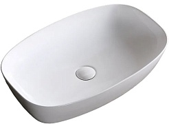 Ceruttispa Раковина накладная 60 CR0063 белая – фотография-1