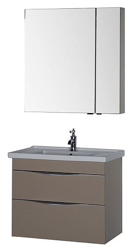 Aquanet Мебель для ванной "Эвора 80" капучино – фото-1