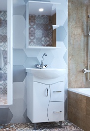 Mixline Мебель для ванной Классик 52 L (зеркало 50) – фотография-1