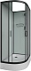 Frank Душевая кабина F412/1R M Black без крыши профиль черный стекло матовое – фотография-4