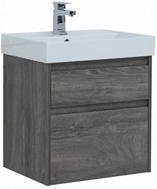 Aquanet Мебель для ванной Nova Lite 60 2 ящика, дуб рошелье – фотография-6