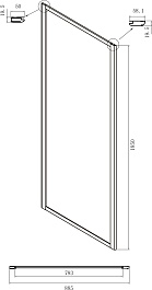 Ambassador  Душевой уголок Forsa 100x90 17021101NX-90NX – фотография-5