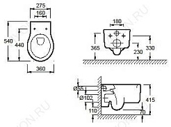 Jacob Delafon Унитаз подвесной Formilia Viragio E4773 – фотография-3