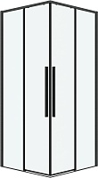Grossman  Душевой уголок Galaxy 70x70x195 профиль графит сатин стекло прозрачное