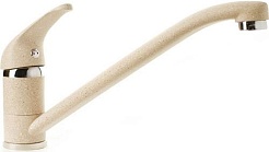 Granfest Смеситель для кухни GF 0123 бежевый – фотография-1