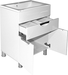 Mixline Мебель для ванной Этьен 65 R Нелли белая – фотография-5