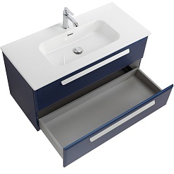 BelBagno Мебель для ванной Eco Cer-N 100 CZR-8095-100 sapfiro ручки сатин – фотография-4