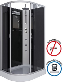 Niagara Душевая кабина Classic NG-3512-14RBKTG – фотография-1