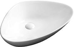 Ceruttispa Раковина накладная 59 CR7025M белая – фотография-1