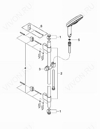 Grohe Душевой гарнитур "Rainshower Cosmopolitan 160 28763001" – фотография-3
