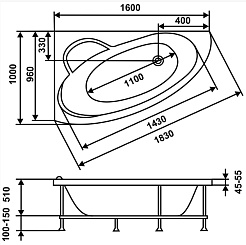 Eurolux Акриловая ванна "Спарта" L – фотография-4