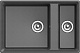 Granfest Мойка кухонная GF-LV-760K графит – фотография-5