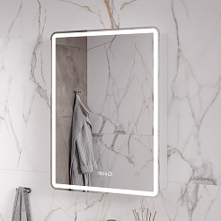 Equil Зеркальный шкаф Nice 60 R белый – фотография-9