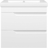 Misty Тумба под раковину Софт 60 подвесная белая