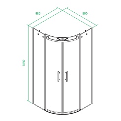 Iddis Душевой уголок Renior R20R099i23 – фотография-8