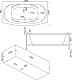 Bas Акриловая ванна Фиеста 194x90 с гидромассажем – фотография-8