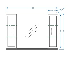 Stella Polare Зеркало-шкаф Концепт 100/С – фотография-3
