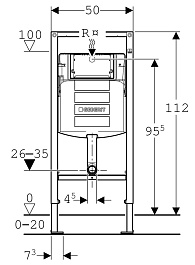 Geberit Инсталляция Duofix 111.915.00.5 для детского унитаза – фотография-2