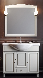 Opadiris Мебель для ванной "Атрия 95" слоновая кость – фотография-1