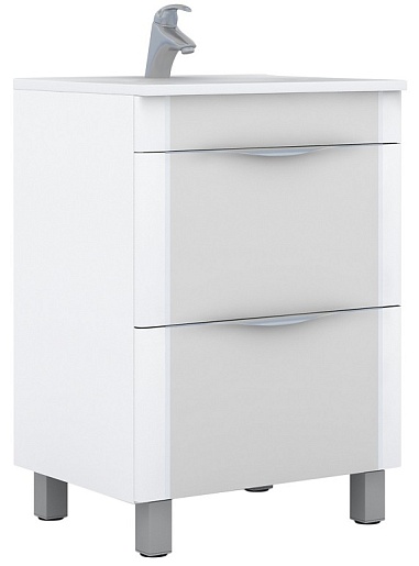Vigo Мебель для ванной Laura 60 белая – фотография-4