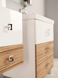 Акватон Комплект Мебели "Стамбул 85 М" эбони светлый – фотография-3