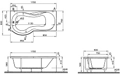 Vitra Акриловая ванна "Delphi R" 50460001000 – фотография-4
