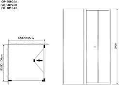 Grossman  Душевой уголок Advans GR-8080 – фотография-6