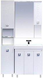 Misty Тумба с раковиной Эллада 75 белая – фотография-3