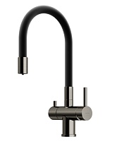 Sancos Смеситель для кухни Lucia SC4004GG вороненая сталь