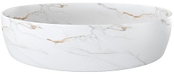 Teymi Раковина накладная Valma 50 T53103 белый мрамор – фотография-3