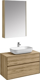 Акватон Мебель для ванной Либерти 100 Лола дуб эльвезия – фотография-1
