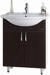 Водолей Тумба с раковиной "Флай 65" венге – фотография-1