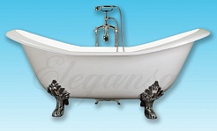 Elegansa Чугунная ванна Taiss Chrome – фотография-5