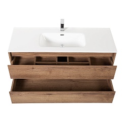 BelBagno Тумба под раковину Kraft 120 подвесная Rovere Tabacco – фотография-3