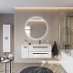 Cezares Тумба с раковиной Eco Cer-N 120-1 R bianco lucido CZR-8095-120-R ручки матовые чёрные – картинка-27
