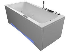 Aquatika Акриловая ванна H2O Авентура Sensa 160x70 cм – фотография-2