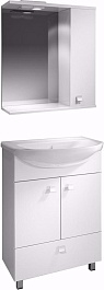 Какса-а Мебель для ванной Домино 60 R с ящиком – фотография-1