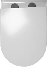 Azario Унитаз-моноблок Vally AZ-80687 безободковый с бачком с сиденьем микролифт белый – фотография-10