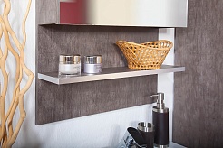 Бриклаер Мебель для ванной Карибы 50 дуб антик/сатин – фотография-3