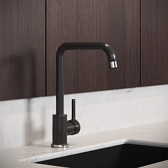 Aringa Смеситель для кухни Орта AR02020BL черный – фотография-4