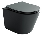 Ceramicanova Подвесной унитаз Balearica Rimless CN6000MDH тёмный антрацит матовый