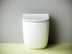 Ceramicanova Напольный приставной унитаз Metropol Rimless CN4004 белый – фотография-7