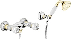 Webert Смеситель Karenina KA760101017 хром/золото, для душа – фотография-1