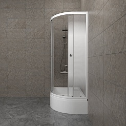 Triton Душевой уголок Коралл Лайт В левый 120/80 Щ0000068951 – фотография-8