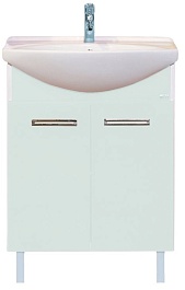 Misty Тумба для умывальника Джулия 65 белая – фотография-1