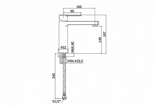Paffoni Смеситель для раковины Ringo RIN074BO – фотография-2