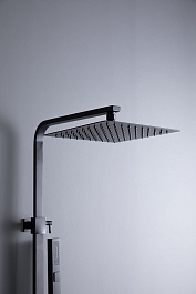 Allen Brau Душевая стойка Infinity 5.21029-31 черный матовый – фотография-5