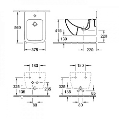 Villeroy & Boch Биде подвесное Venticello 4411 00R1 alpin, Ceramicplus – фотография-2