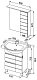 Aquanet Мебель для ванной "Доминика 55" белая (171325) – картинка-11